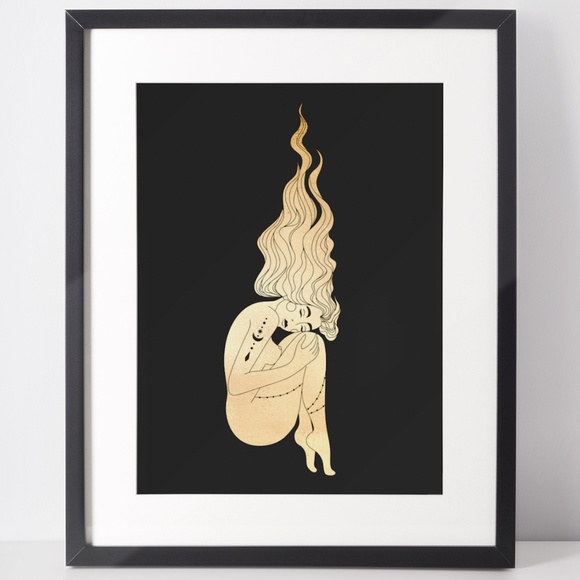 Other - Virgo Wall Art Celestial Zodiac Print Poster Unframed